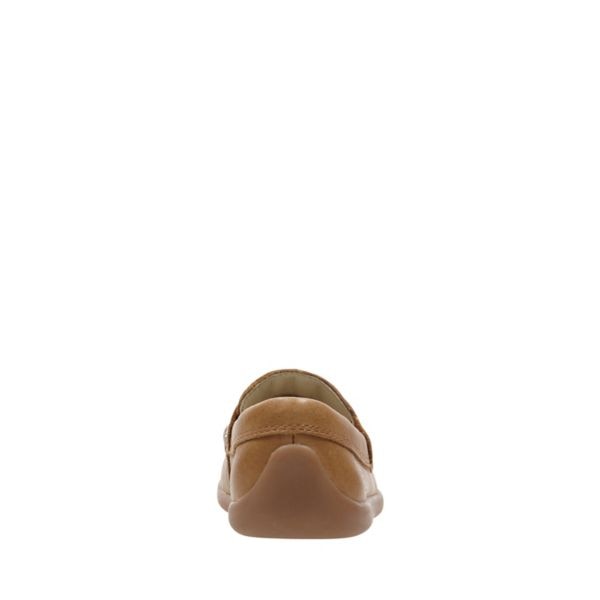 Clarks Boys Artist Stride Toddler Casual Shoes Brown | CA-8639014